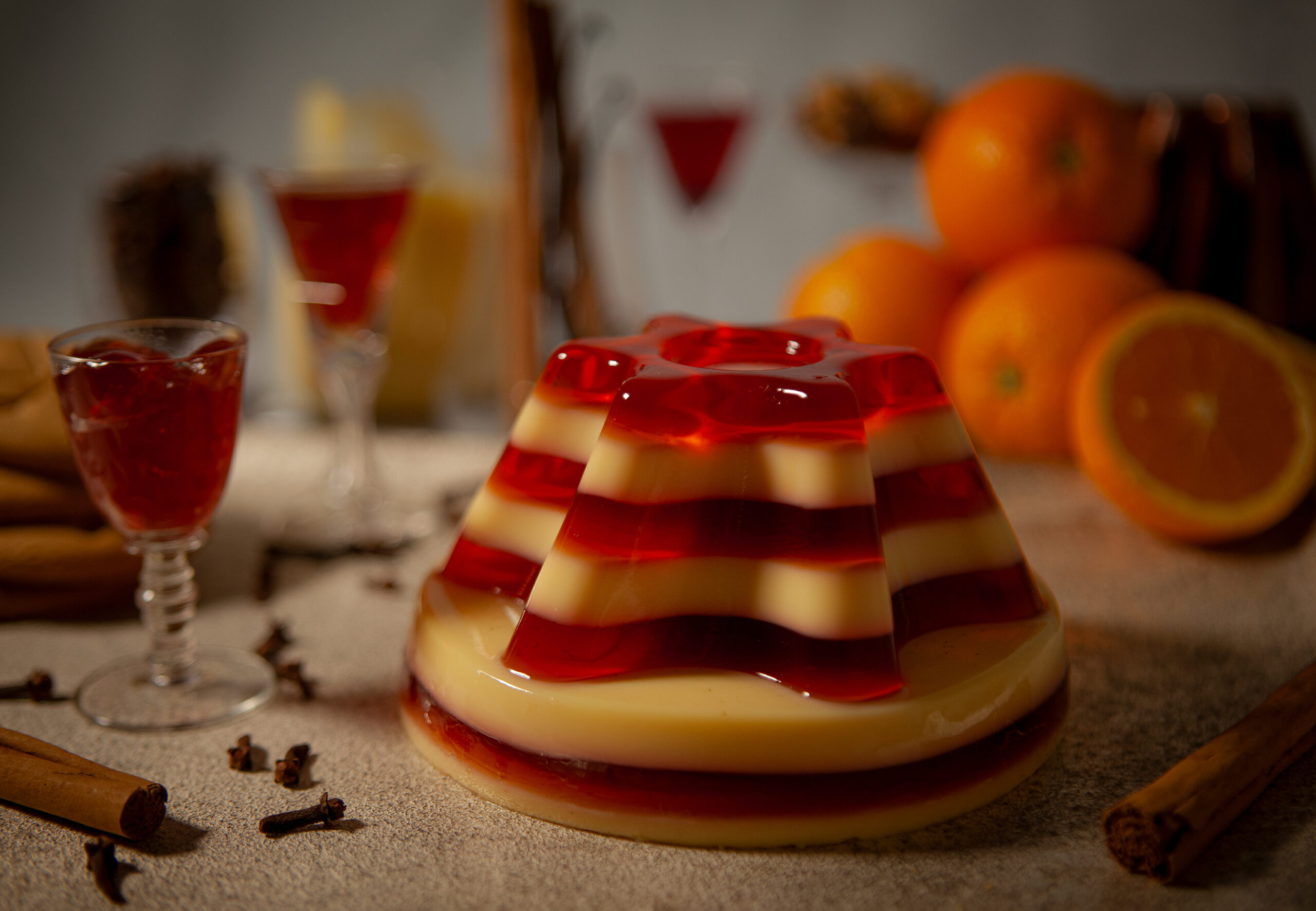 Benham & Froud Christmas Pudding Jelly Set